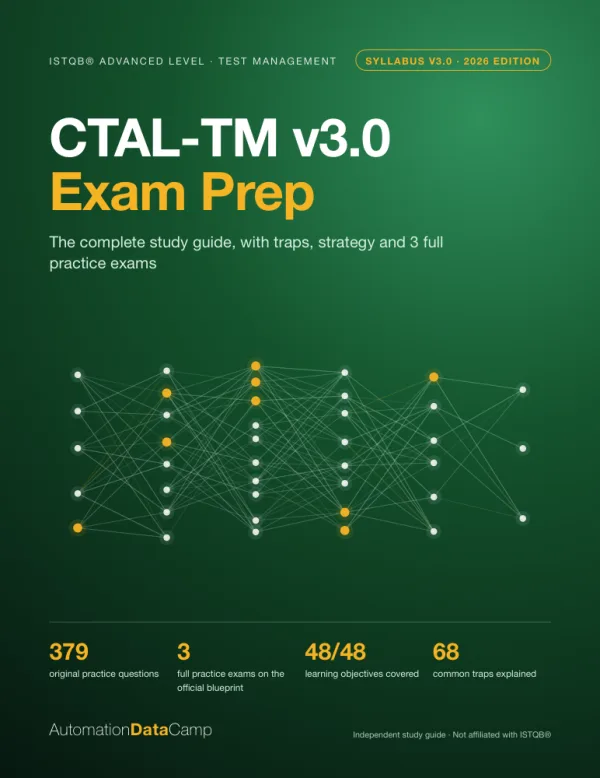 Cover of CTAL-TM v3.0 Exam Prep