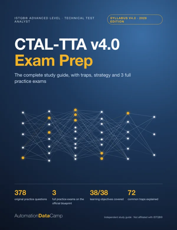 Cover of CTAL-TTA v4.0 Exam Prep